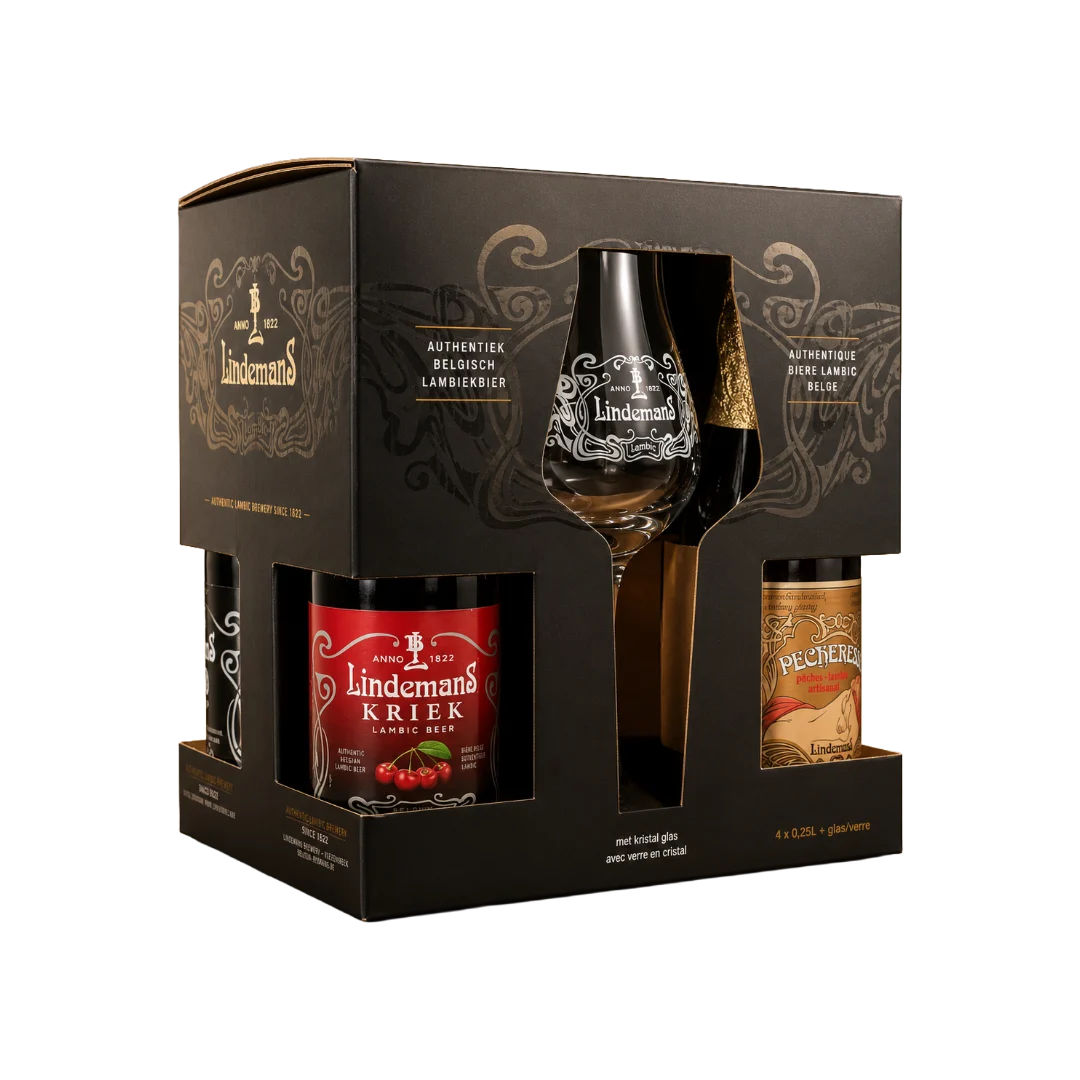 Pachet Lindemans Giftbox 4+1 Pahar